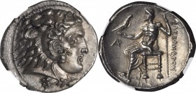 MACEDON. Kingdom of Macedon. Alexander III (the Great), 336-323 B.C. AR Tetradrachm (16.71 gms), Byblos Mint, ca. 320/319-315 B.C. NGC MS, Strike: 5/5...