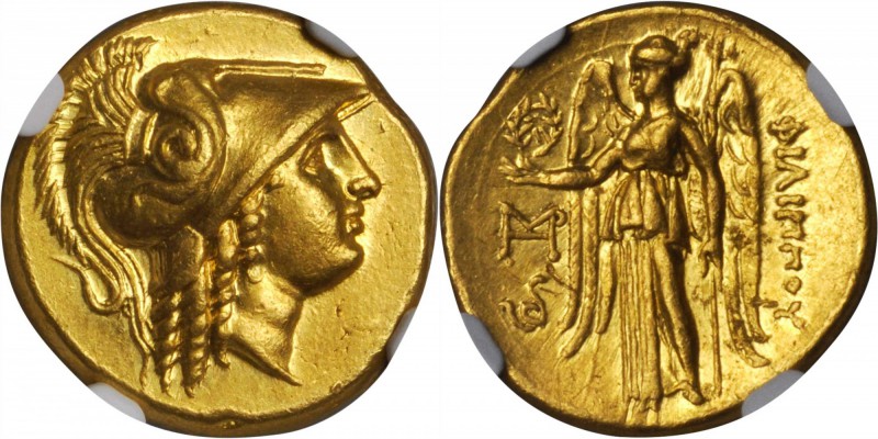 MACEDON. Kingdom of Macedon. Philip III, 323-317 B.C. AV Stater (8.54 gms), Abyd...