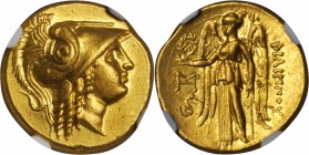 MACEDON. Kingdom of Macedon. Philip III, 323-317 B.C. AV Stater (8.54 gms), Abydus Mint, ca. 323-317 B.C. NGC MS, Strike: 5/5 Surface: 3/5.

Pr-P34;...