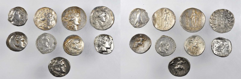 MIXED LOTS. AR Tetradrachms, ca. 5th Century B.C. to A.D. 2nd Century. FINE to V...