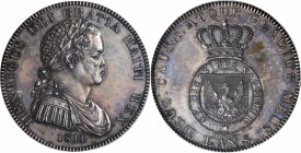 HAITI. Silver Crown Pattern, 1811. PCGS MS-61 Gold Shield.

KMX-11. Perfectly struck and deeply toned with multicolored iridescence mixing with grad...