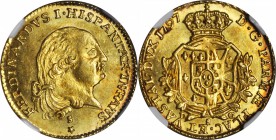 ITALY. Parma. Doppia, 1797-S. Ferdinando di Borbone (1765-1802). NGC MS-63.

Fr-930; KM-C18a (unlisted date); CNI-unlisted date. Struck during Frenc...