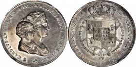 Tuscany. 5 Lire, 1803. Charles Louis. NGC MS-63.

KM-C48; Pag-33. Two year type. Tremendous quality for this seldom seen issue with full sharpness i...