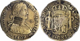 MEXICO. War of Independence. Monclava. 8 Reales, 1811. NGC VF-30.

KM-201. Counterstamp Grade: EF Details, Strong. Stacked rectangular MVA/1811 coun...