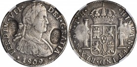 MEXICO. War of Independence. Possibly San Martin de Texmolucan, Puebla. 8 Reales, ND (1811). NGC VF-35.

KM-B6 (Colombia); El-SM1, pg. 233 (Santa Ma...