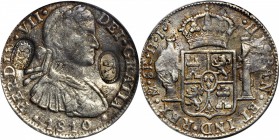 MEXICO. War of Independence. Possibly San Martin de Texmolucan, Puebla. 8 Reales, ND. PCGS Genuine--Scratch, VF Details Gold Shield.

KM-B6 (Colombi...