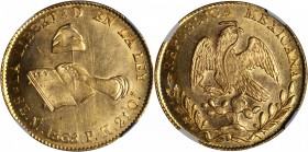 MEXICO. 8 Escudos, 1868-Mo PH. Mexico City Mint. NGC MS-62.

Fr-64; KM-383.9. A lovely example of this popular type. Fully struck, highly lustrous a...