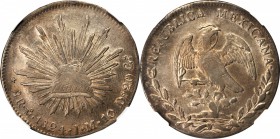 MEXICO. 8 Reales, 1824-Mo JM. Mexico City Mint. NGC MS-61.

KM-377.10; DP-Mo03. Upright Eagle type. Displaying an above average strike for the issue...