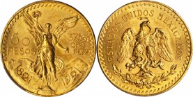 MEXICO. 50 Pesos, 1921. PCGS MS-63 Gold Shield.

Fr-172; KM-481. "Centenario" issue, commemorating the Centenary of Mexican Independence. Sharply st...