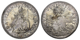 Basel um 1725 Schulprämie Silber 4g 24.3mm Wint. 468 SM 1130 sehr schön