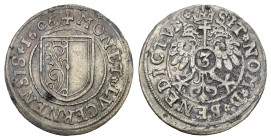 LUZERN Groschen 1606 o. J. 1,59 g., 0,24 g. D.T. 1180i, D.T. 1186. HMZ 2-638g vorzüglich