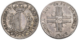LUZERN Vierteltaler (10 Batzen) 1796. 7.33 g. D.T.550. HMZ 2-654e. Vorzüglich