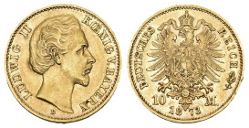 BAYERN 1873 10 Mark Gold 3.99g KM 892 sehr schön bis vorzüglich