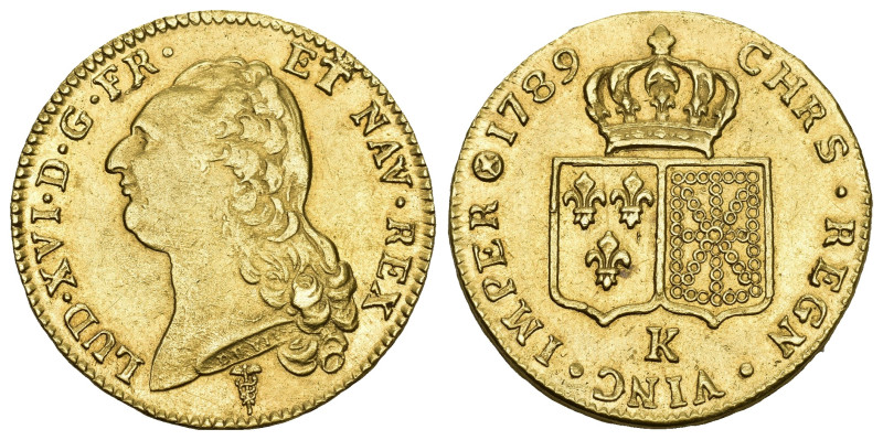 FRANKREICH KÖNIGREICH Louis XVI. 1774-1793. Doppelter Louis d'or au buste nu 178...