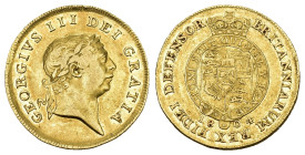 GREAT BRITAIN George III, 1760-1820. 1/2 Guinea 1804, London. 3,83 g Feingold. Fb. 364. Schl. 83. Seaby 3737. GOLD. Fast vorzüglich