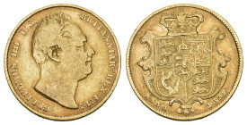 GREAT BRITAIN William IV, 1830-1837. Sovereign 1837, London. Spink 3829B. Fr.?383. AU. 7.90?g. sehr schön