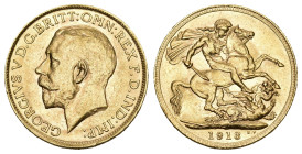 GREAT BRITAIN GEORGE V Sovereign 1913 Gold 7.98g KM 820 vorzüglich