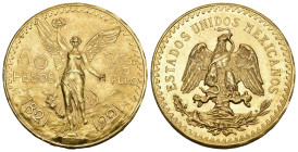 MEXIKO 1921 50 Pesos Gold 41.7g seltenes Jahr vorzüglich bis unzirkuliert