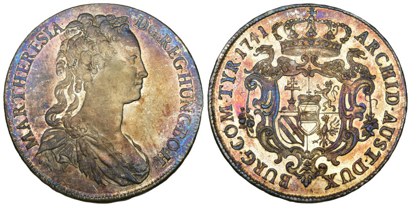 ÖSTERREICH Habsburg Maria Theresia 1740-1780 Taler 1741, Wien Antrittstaler Vogl...