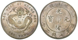 CHINA CHIHLI: Kuang Hsu, 1875-1908, AR dollar, Peiyang Arsenal Mint, Tientsin, year 34 (1908), Y-73.2, L&M-465, Prachtexemplar vorzüglich bis unzirkul...