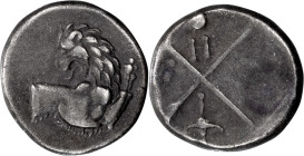 Tauric Chersonesus, Cherronesus. Achaean League Hemidrachm, ex BCD