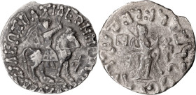 Indo-Scythians, Azes II. Drachm