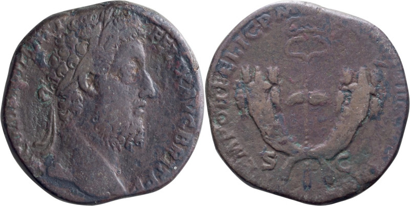 Commodus; 177-192 AD, Rome, 190 AD, Sestertius, 24.07g. BM-655, C-722 (10 Fr.), ...