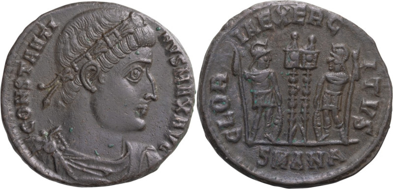 Constantine I; 307-337 AD, Antioch, c. 330-5 AD, Reduced Follis, 2.82g. Cf. RIC-...