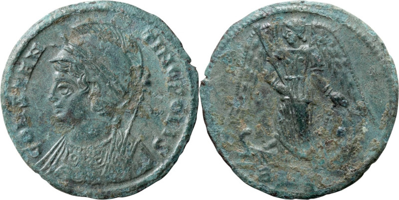 Constantinopolis; Siscia, c. 330-3 AD, Reduced Follis, 2.09g. RIC-224, officina ...