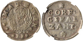 ITALY, Venice. Coinage for the Ionian Islands. 1710-1721. Gazzetta of 2 Soldi (Copper, 27 mm, 4.96 g, 9 h), Venice mint for circulation in the Ionian ...
