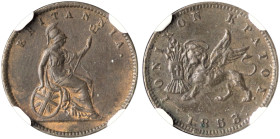 IONIAN ISLANDS, Ionian State, as a British protectorate. 1815-1864. 1 New Obol 1853 (Copper, 16 mm, 1.91 g, 12 h), Birmingham mint, struck from dies p...