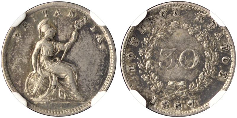 IONIAN ISLANDS, Ionian State, as a British protectorate. 1815-1864. 30 New Obolo...