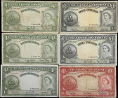 BAHAMAS. Lot of (6). Bahamas Government. 1 Pound, 4 & 10 Shillings, ND (1953). P-13b, 13c, 13d, 14b, 15c, & 15d. Fine to Very Fine.

Estimate: $150....