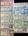 BARBADOS. Lot of (11). Central Bank of Barbados. 1, 2, 5 & 10 Dollars, ND (1973-86) & 2007-13. P-Various. Uncirculated.

Estimate: $60.00- $80.00
