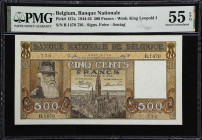 BELGIUM. Banque Nationale de Belgique. 500 Francs, 1945. P-127a. PMG About Uncirculated 55 EPQ.

Estimate: $400.00- $600.00