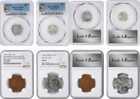 CHINA. Quartet of Minors, 1898-1965. All NGC or PCGS Certified.
1) Hong Kong. 10 Cents, 1900-H. Birmingham (Heaton) Mint. Victoria. PCGS EF-40. KM-6....