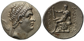 Kingdom of Baktria Euthydemos I silver Tetradrachm Baktra mint