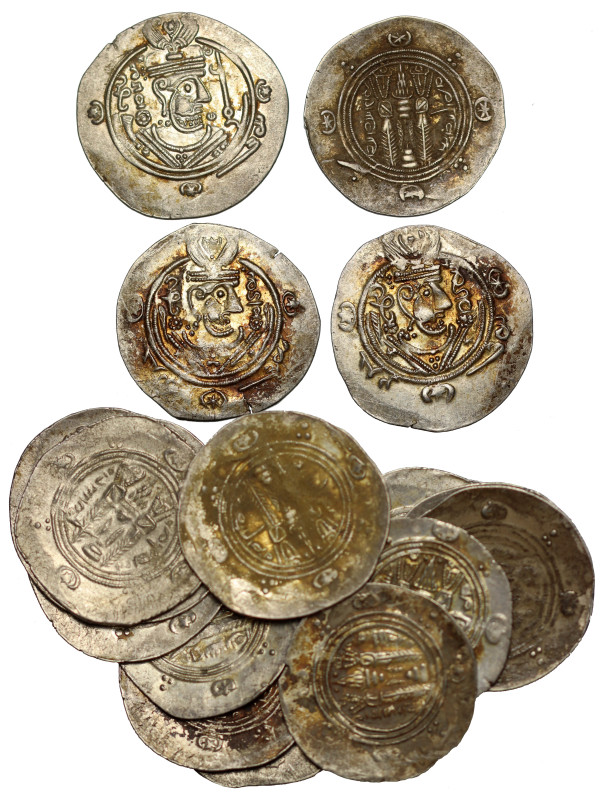 Arab-Sasanian, Abbasid Governors of Tabaristan, silver Hemidrachm (20), all with...