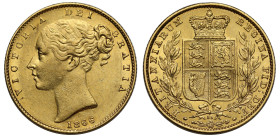 Victoria 1866 gold Sovereign