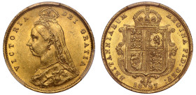 MS63 | Victoria 1887 gold Half Sovereign