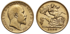 Edward VII 1904 gold Half Sovereign