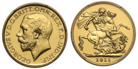 PR65CAM | George V 1911 gold proof Coronation Sovereign
