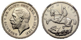 PF62 CAM | George V 1935 silver proof Jubilee Crown ‘Raised edge lettering’