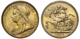 MS62 | Australia Victoria 1893-M gold Sovereign