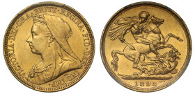 MS62 | Australia Victoria 1893-S gold Sovereign