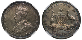 PF63 | Australia George V 1936 silver proof Florin