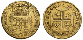 Brazil Joao V 1713 gold 4000 Reis