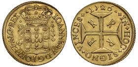 Brazil Joao V 1726 gold 4000 Reis