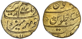 India Aurangzeb Alamgir AH 1102/35 gold Mohur | AU DETAILS