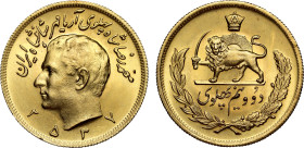 Iran gold 2.5 Pahlavi MS2537